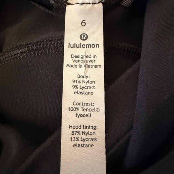 Lululemon Starting Place Hoodie in Black (Size 6) - Picture 7 of 9